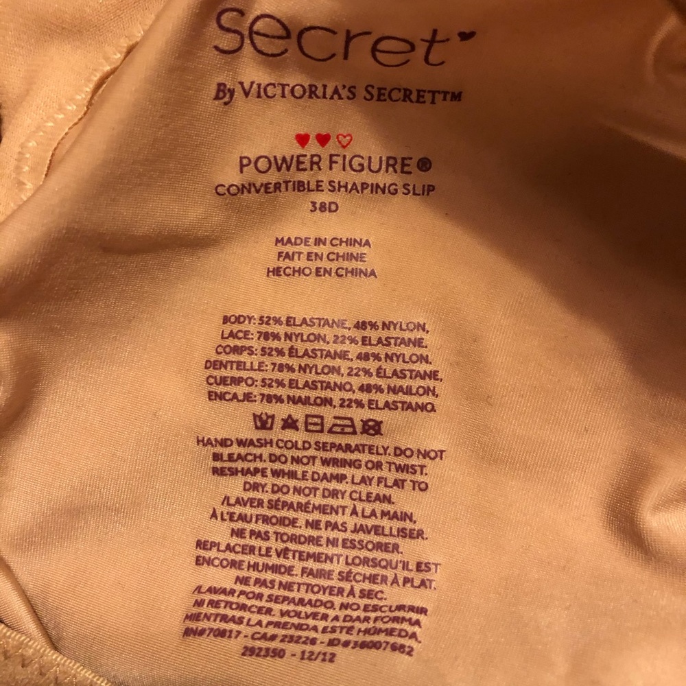 Victoria’s Secret convertible shaping slip - Picture 4 of 6